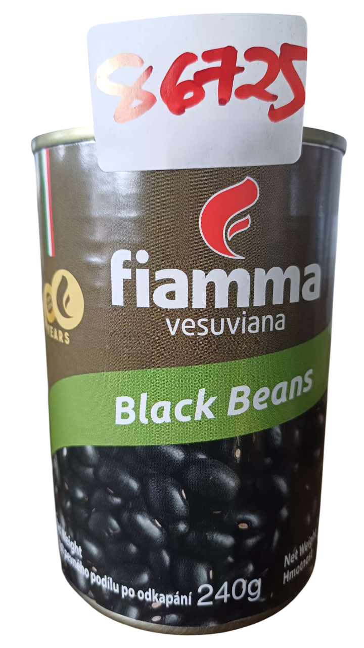 FIAMMA BLACK BEANS IN BRINE 400G*24pcs