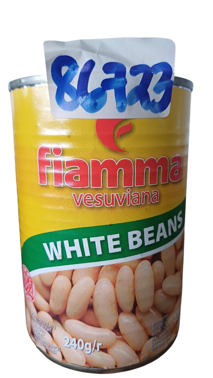 FIAMMA CANNELINI WHITE BEANS IN BRINE 400G*24pcs