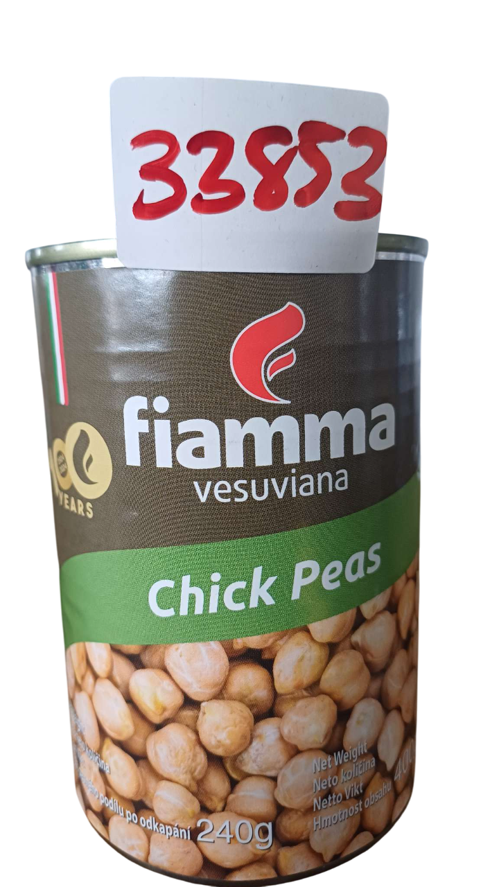FIAMMA CHICK PEAS IN BRINE 400G*24pcs