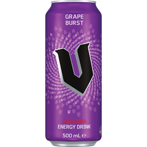 V ENERGY CAN GRAPE BURST 500ML*12
