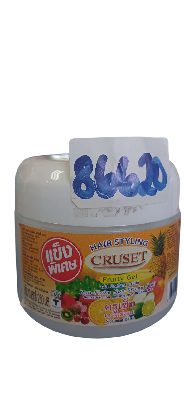 HAIR GEL CRUSET CLEAR 250ML*144PCS