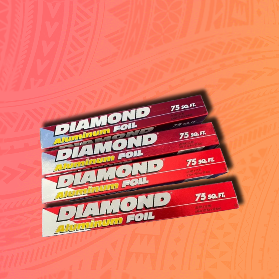 DIAMOND ALUMINIUM FOIL 25FT