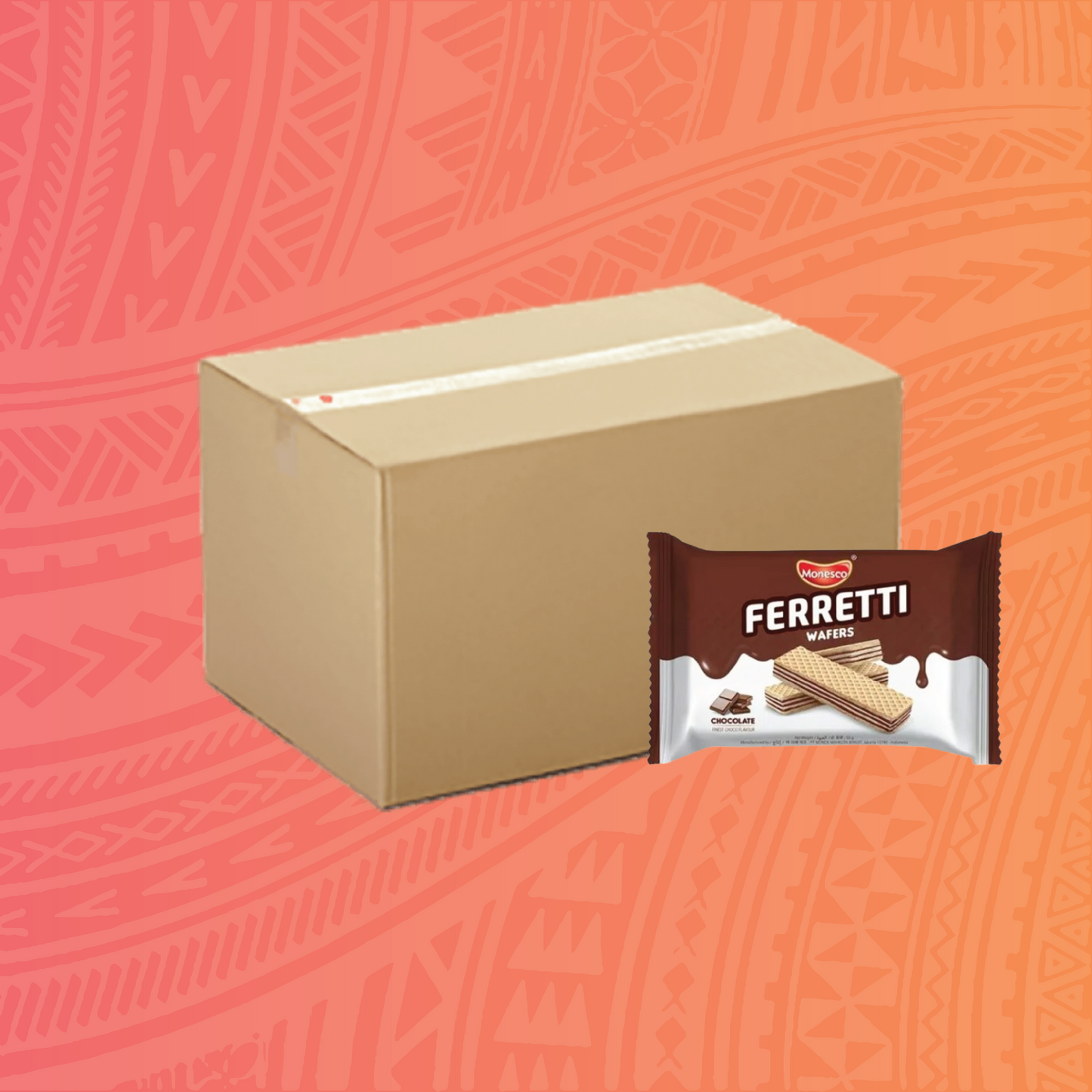 Monesco Ferrett Choco Waffer 110g x 30