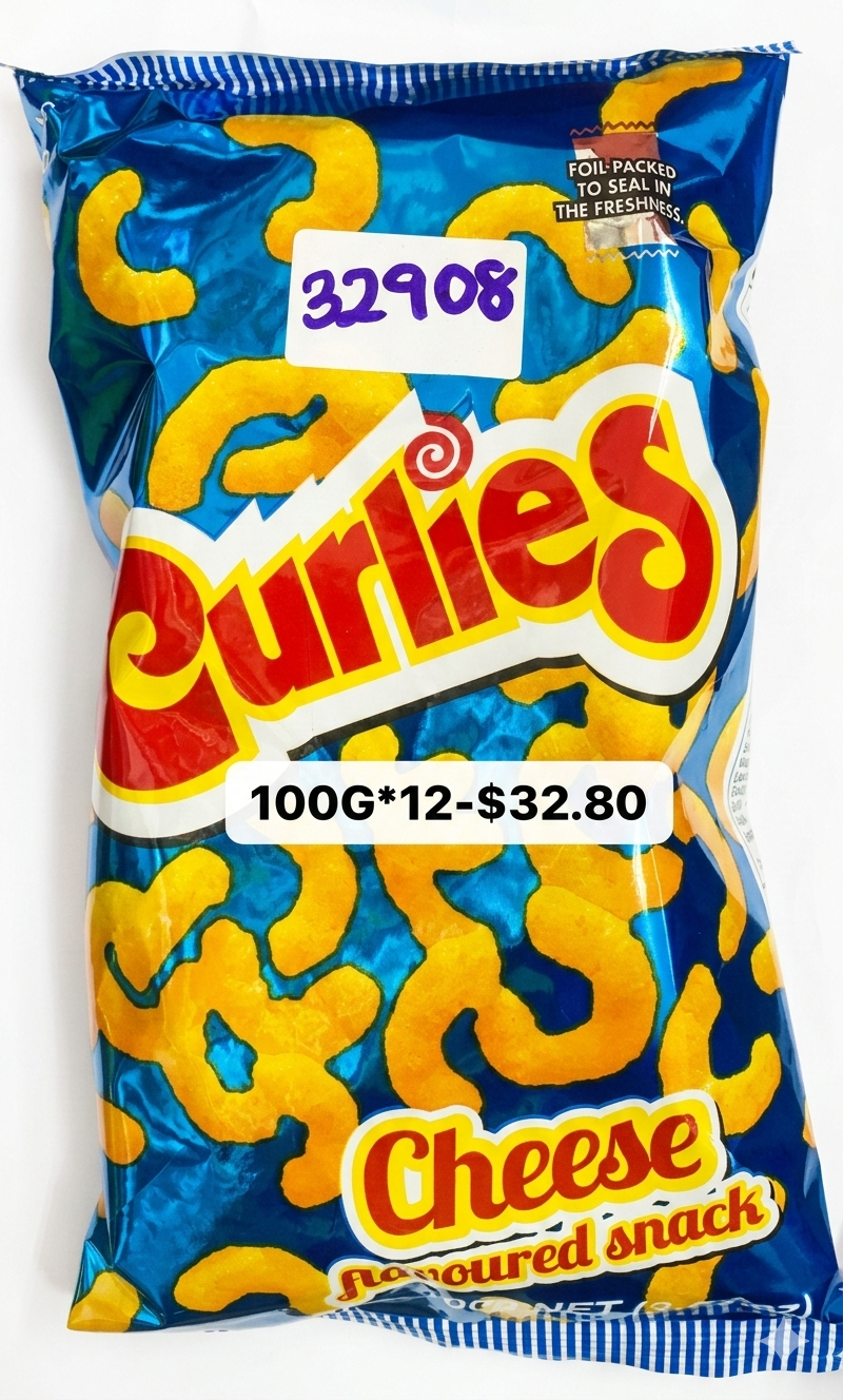 CURLIES 100G*12 CHEESE (SLCU020)