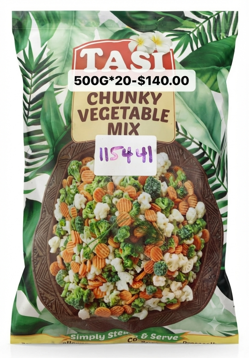 TASI CHUNKY VEGETABLE MIX 500G*20'S