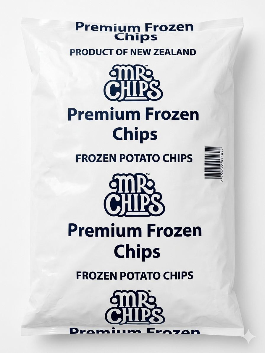 FRIES MR CHIPS STRAIGHT CUT 5KG/3 13MM