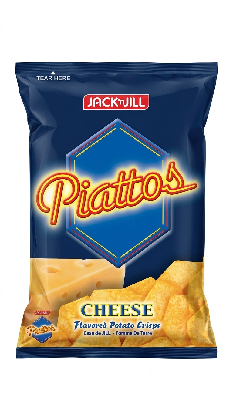 PIATTOS CHEESE FLAV 85G*50
