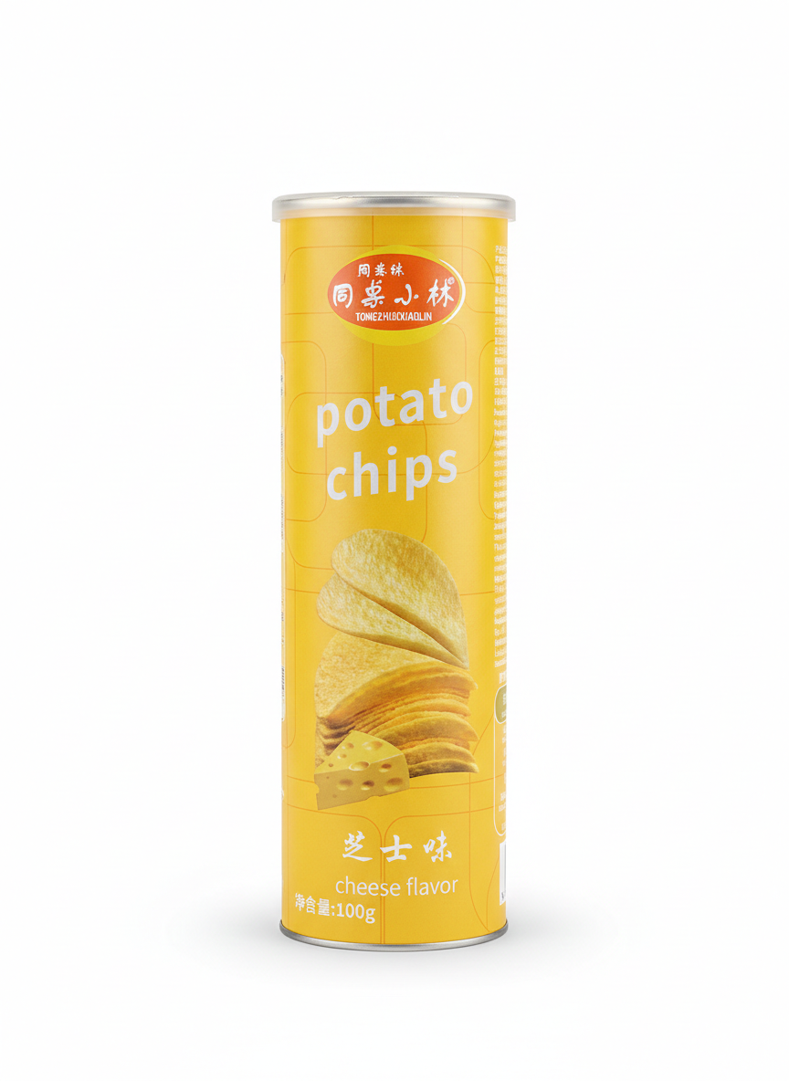 XIAOLIN POTATO CHIPS CHEESE 100G*24'S