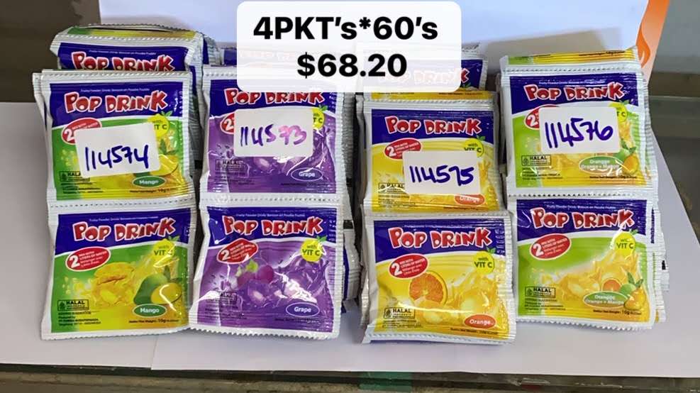 POP DRINK 10G*4PKT*60'S (ASSTD FLAV)