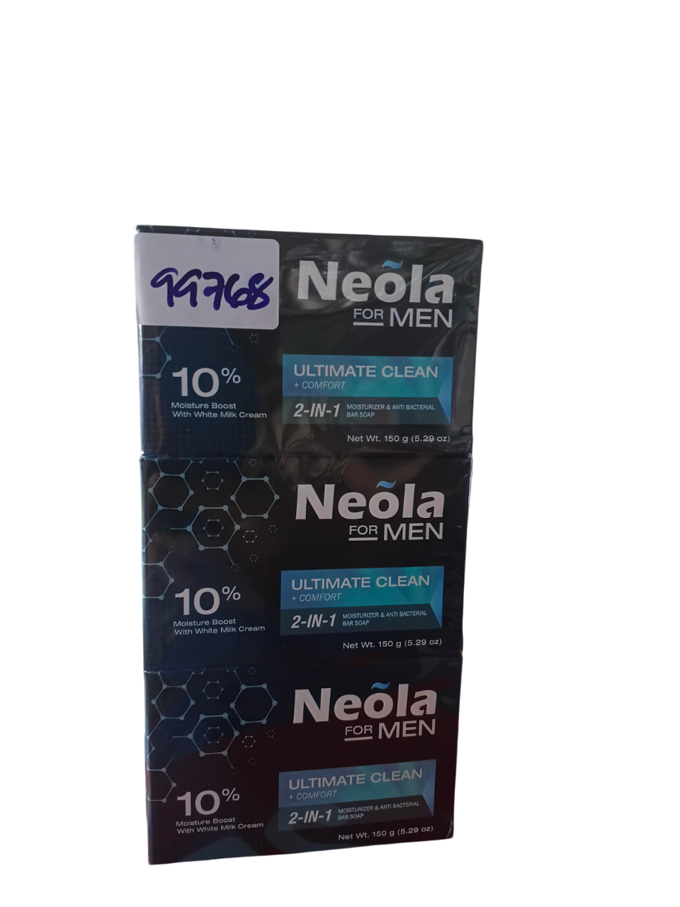 Neola Soap For Men Ultimate Clean Blue 150g*48's
