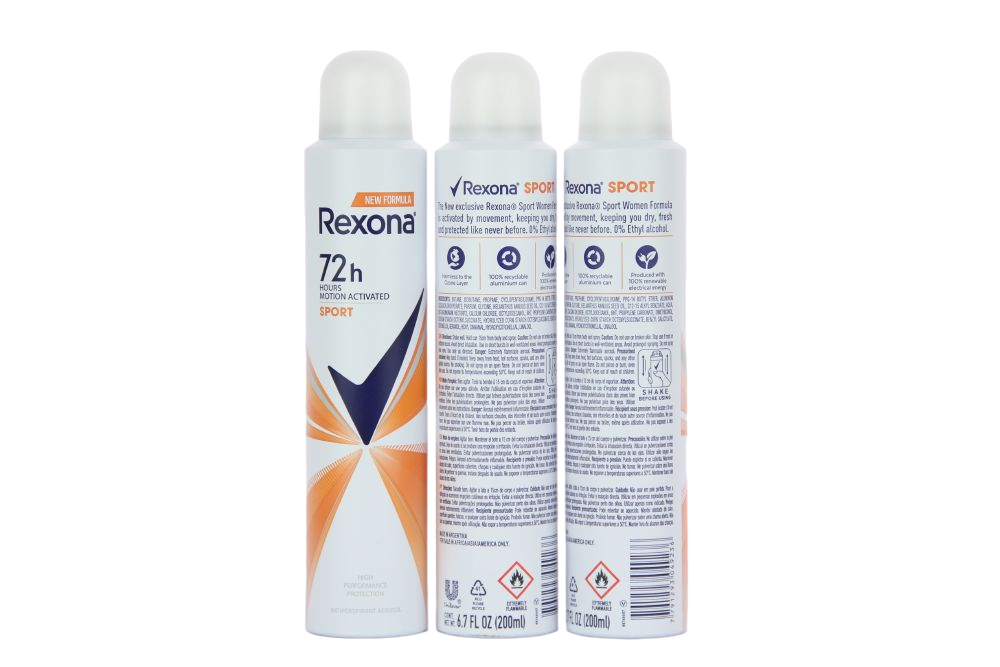 REXONA DEO SPORT SPRAY 200MLS*12