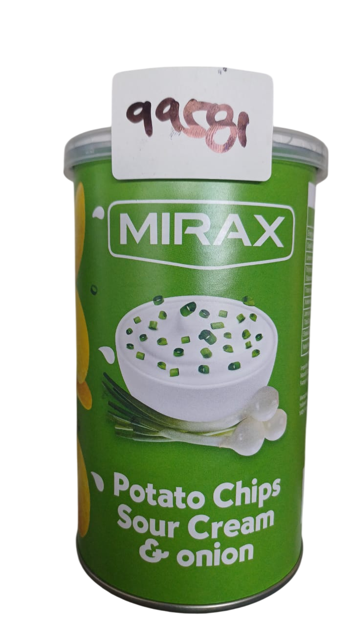 MIRAX POTATO CHIPS SOUR CREAM& ONION 70G*24'S