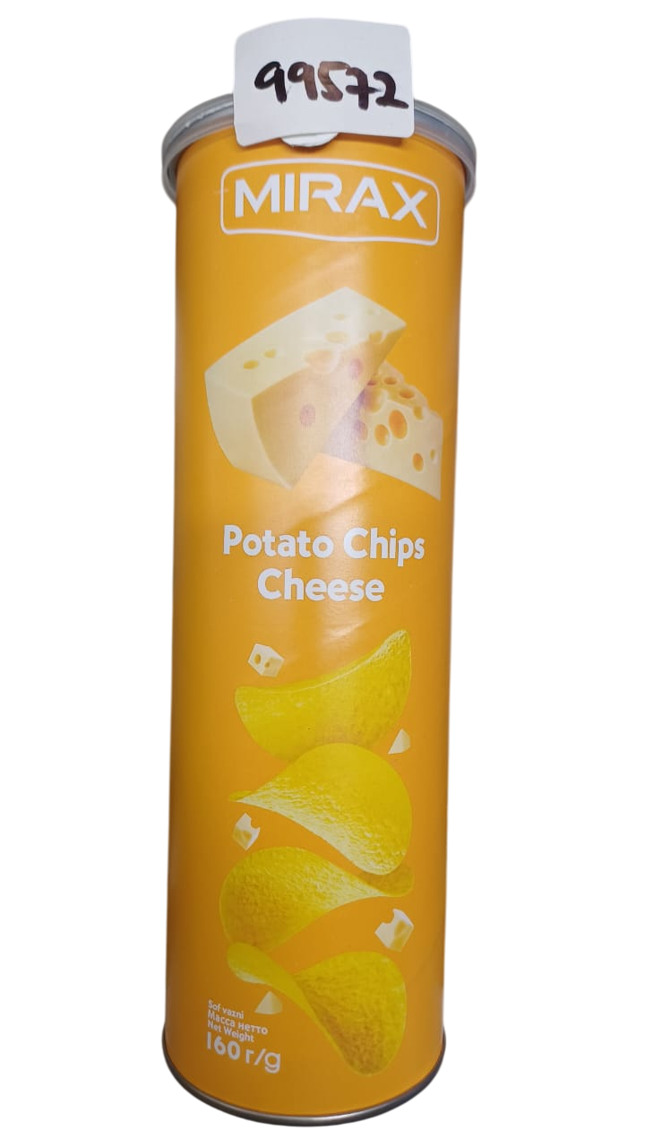 MIRAX POTATO CHIPS CHEESE 160G*24'S