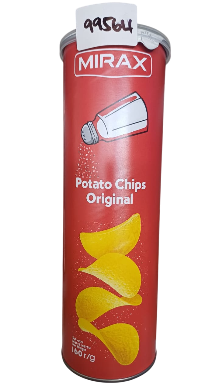 MIRAX POTATO CHIPS ORIGINAL 160G*24'S