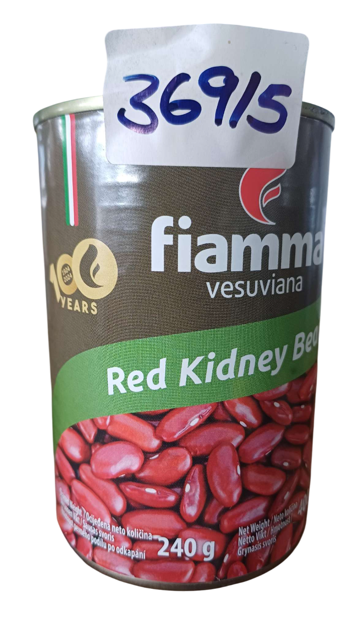 FIAMMA RED KIDNEY BEANS IN BRINE 400G*24pcs