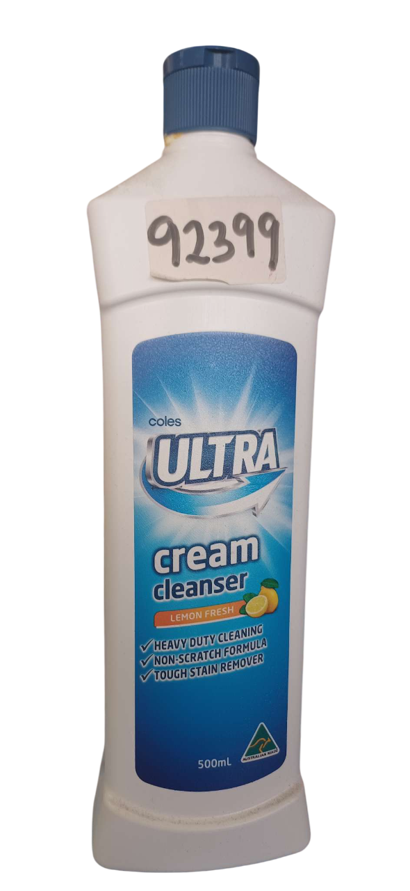 COLES ULT CREAM CLEAN LEMON 500ML*5PCS