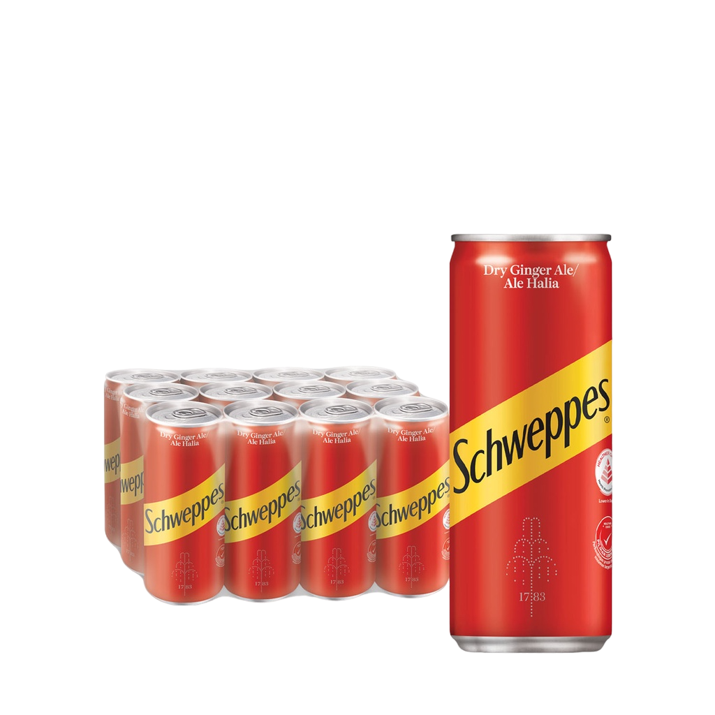 SCHWEPPES GINGER ALE CAN 320ML*24