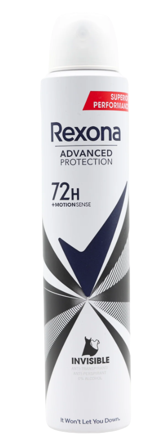 REXONA 隐形黑&白喷雾 200ML*12