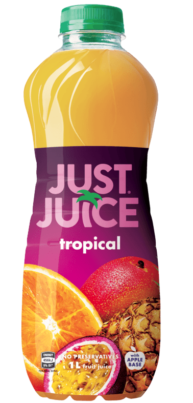JUST JUICE TROPICAL JUICE PLASTIC 1LTR*12
