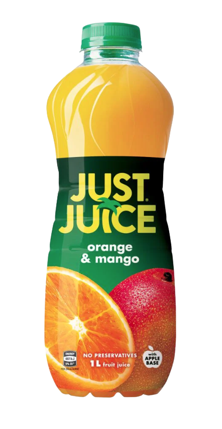 JUST 果汁 橙子芒果 1LTR*12
