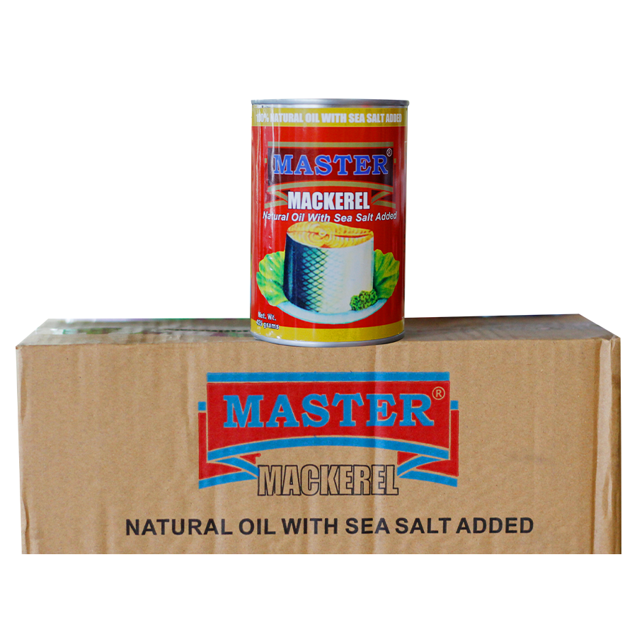 Mackerel Master Natural Oil 425G*8
