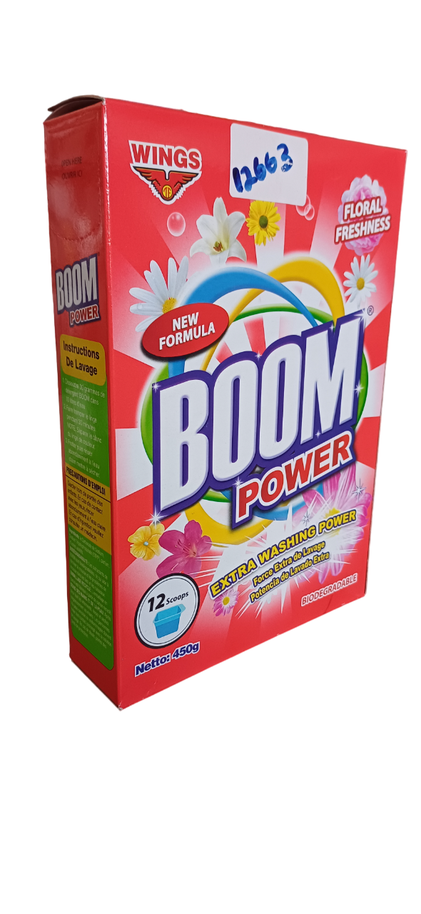 LAUNDRY POWDER BOOM REG/EXTRA 450G(20)