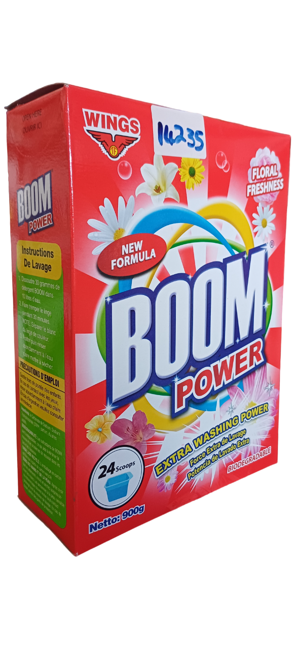 LAUNDRY POWDER BOOM REG/EXTRA/LEMON 900G*15 (Copy)