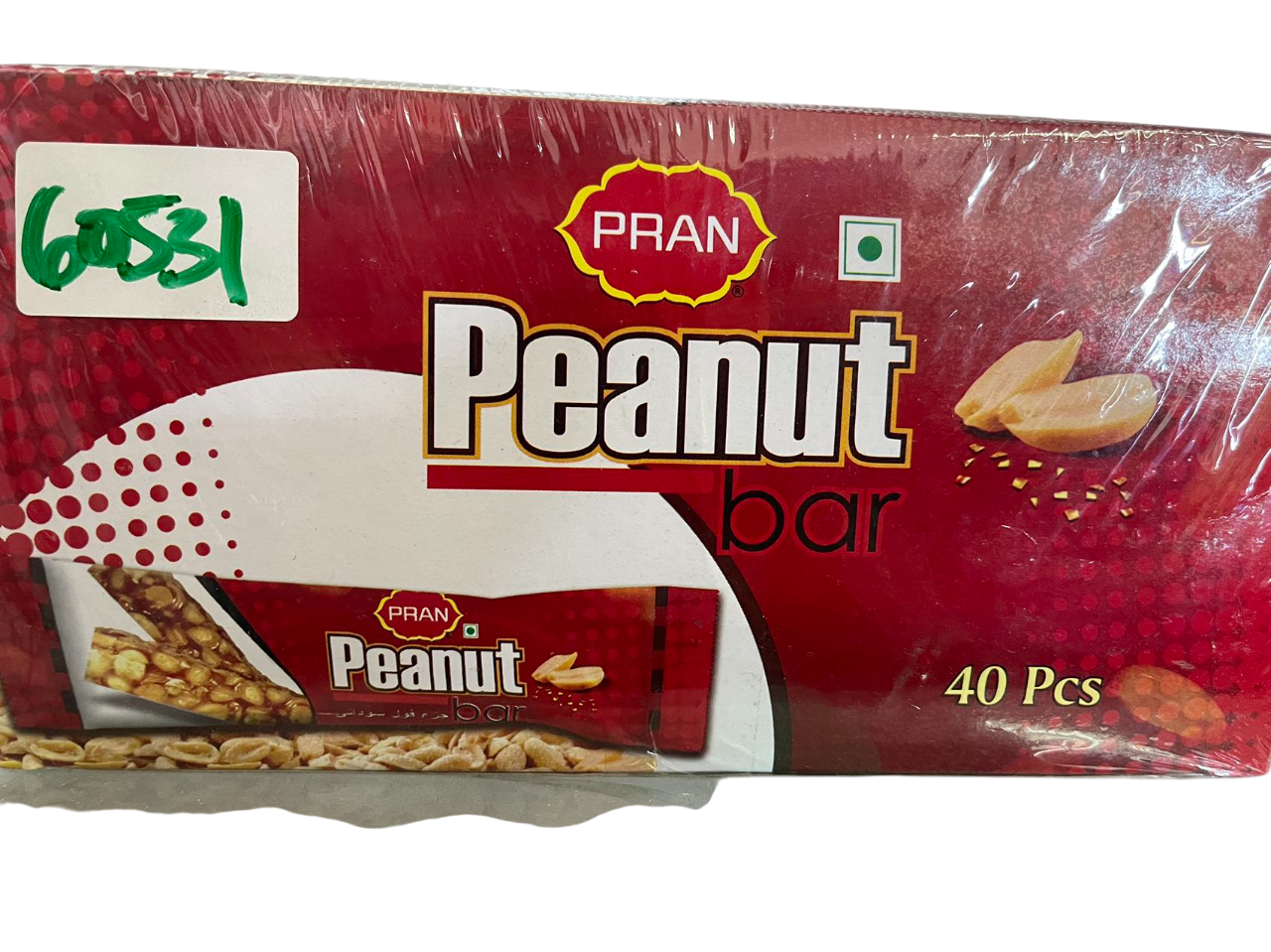PRAN PEANUT BAR 15G*40PCS(12 BOXES)