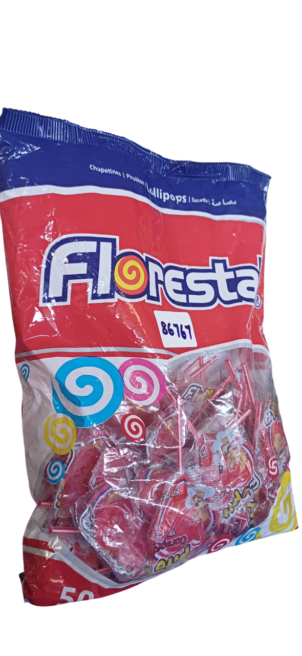 FLORESTAL RED HEART LOLLIPOP 700G*50S(20PCKTS)