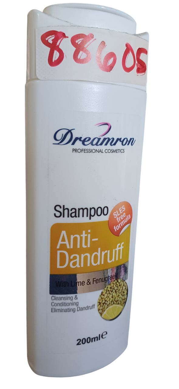 DREAMRON SHAMPOO ANTIDANDRUFF 200MLS*24PCS