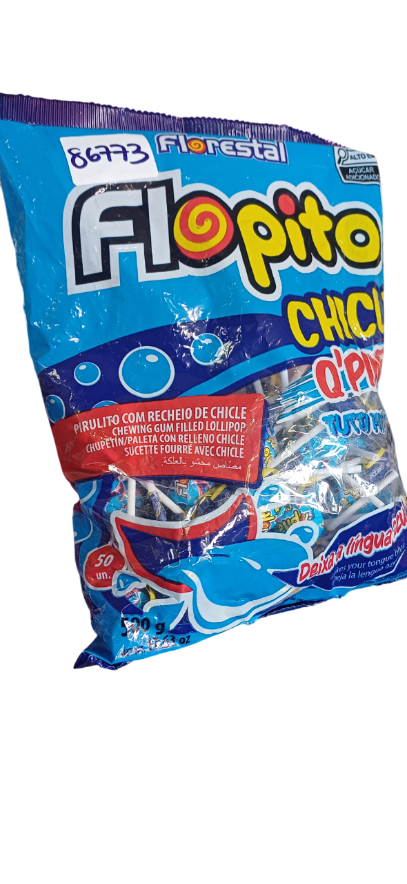 FLORESTAL TUTTI FRUIT L/POP 500G(24PCKTS)
