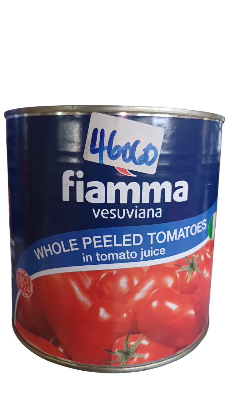 FIAMMA WHOLE PEELED TOMATOES 2.55KG*6pcs