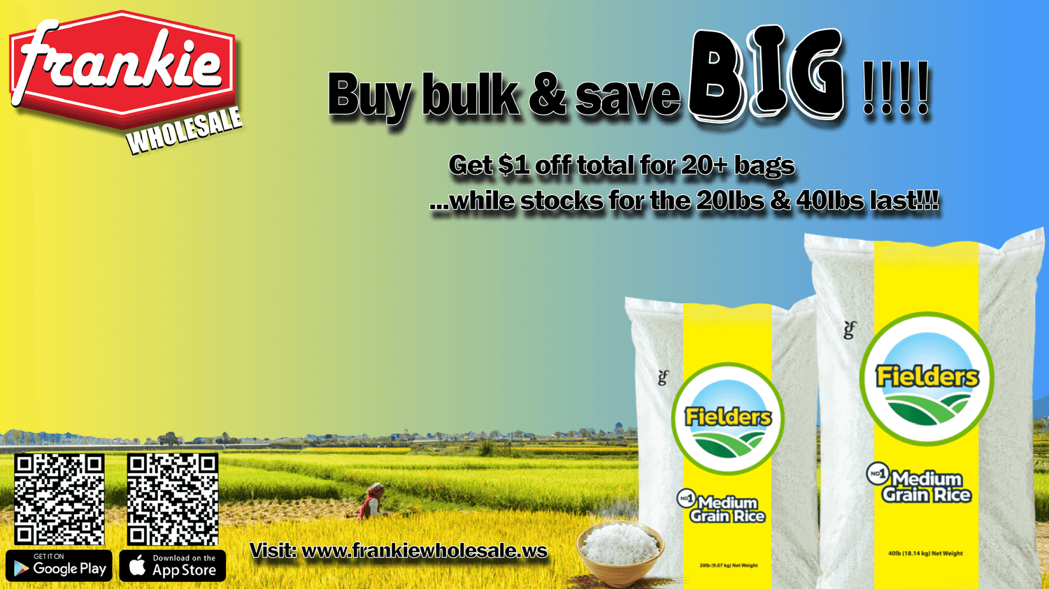 !!! Wholesale App Discounts !!!