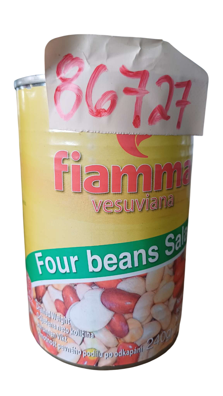 FIAMMA 4 BEANS SALAD MIX BRINE 400G*24pcs