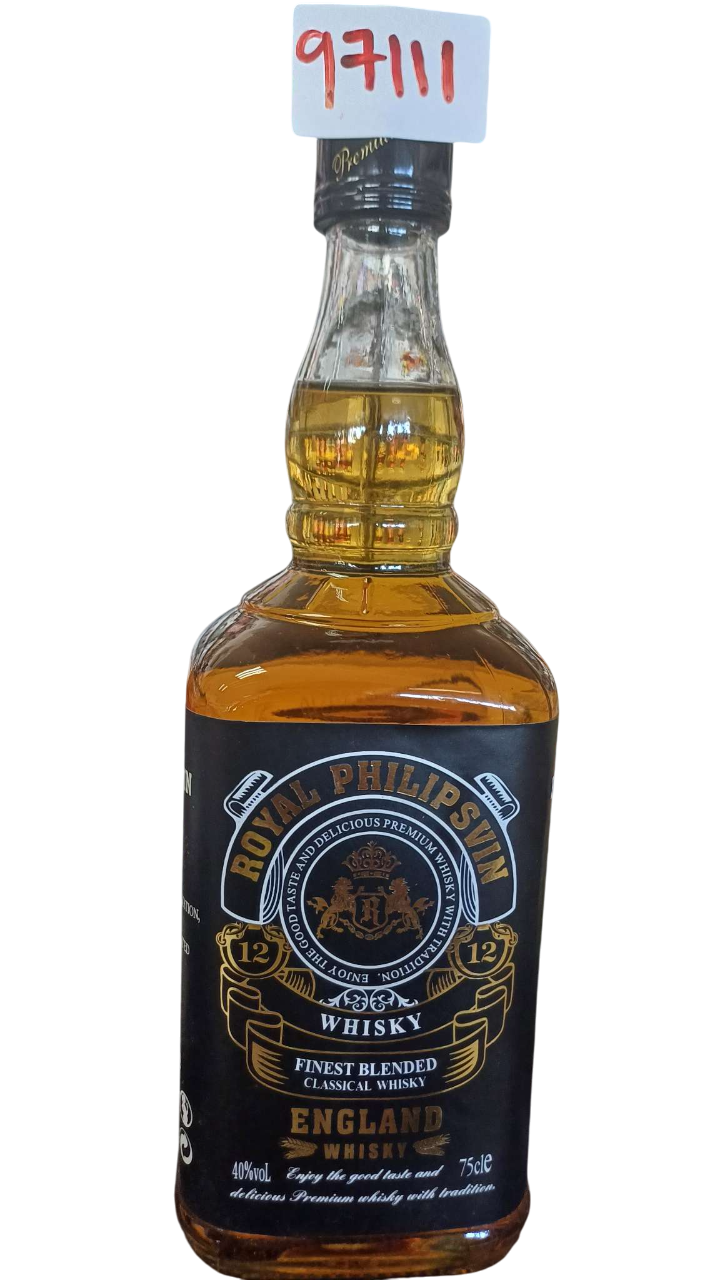 ROYAL PHILIPSVIN WHISKEY 40% ALCOHOL 750MLS*12PCS