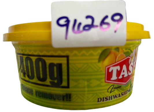 TASI DISHWASHING PASTE LEMON 400G(w sponge)*24pcs