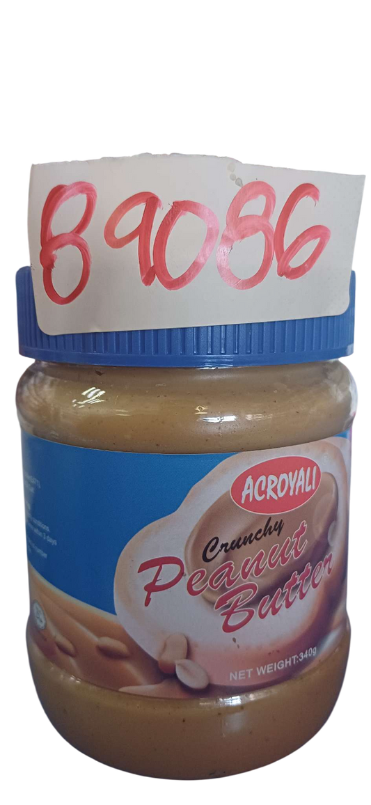 ACROYALI PEANUT BUTTER CRUNCHY 340G*24PCS