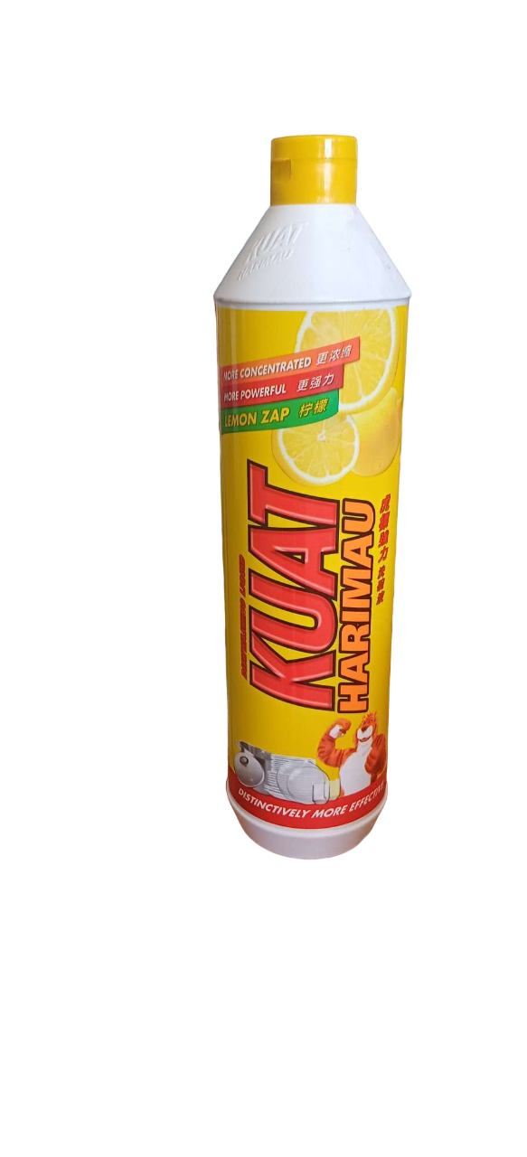 KUAT HARIMAU D/WASHING LEMON ZAP 500ML*24