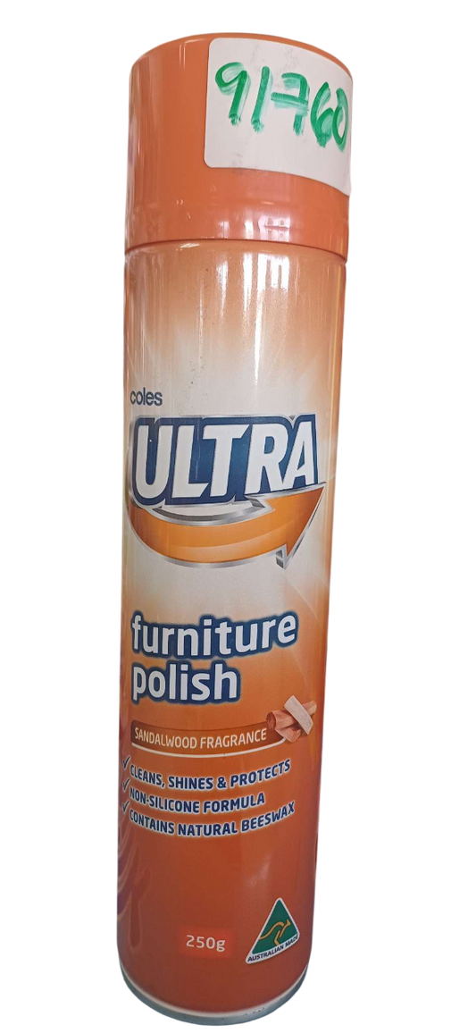 COLES ULTRA FURNITURE POLISH 250G*8PCS