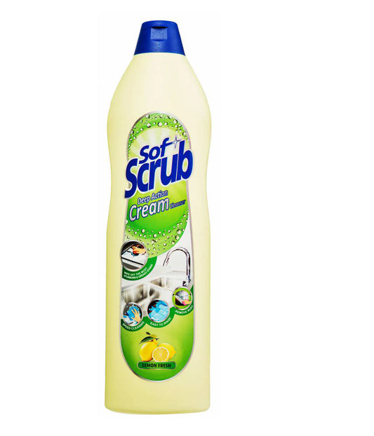 Softscrub Cream Cleanser Lemon Fresh 500mls*16