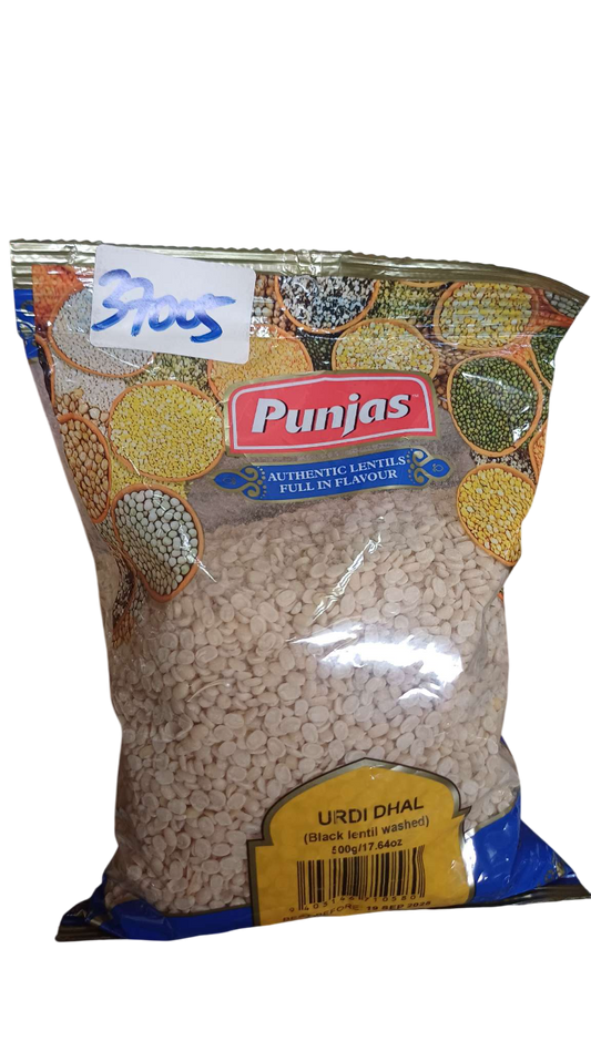 PUNJAS URDI DHAL WASHED 500G*30PCS