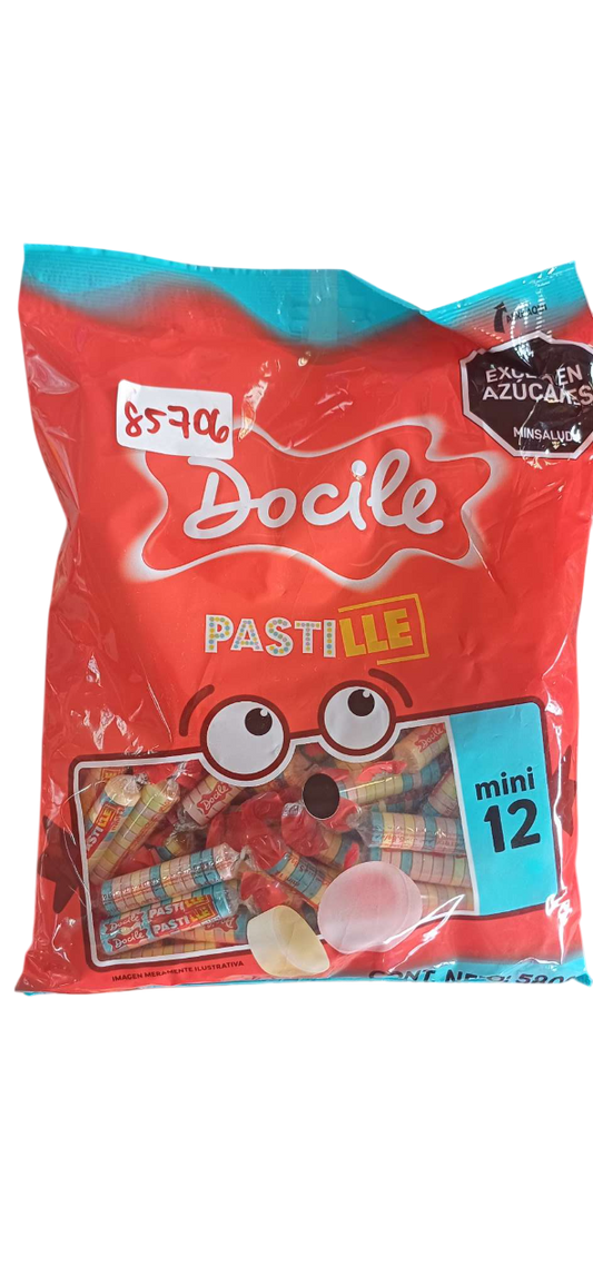 DOCILE PASTILLE MINI CANDY 580G*12PCS