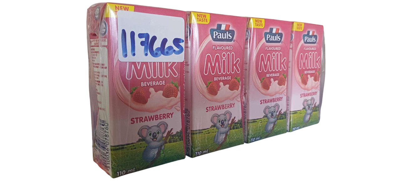 PAUL'S KIDS UHT MILK STRAWBERRY 110ML*48PCS