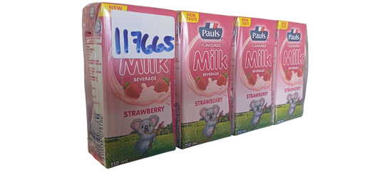 PAUL'S KIDS UHT MILK STRAWBERRY 110ML*48PCS