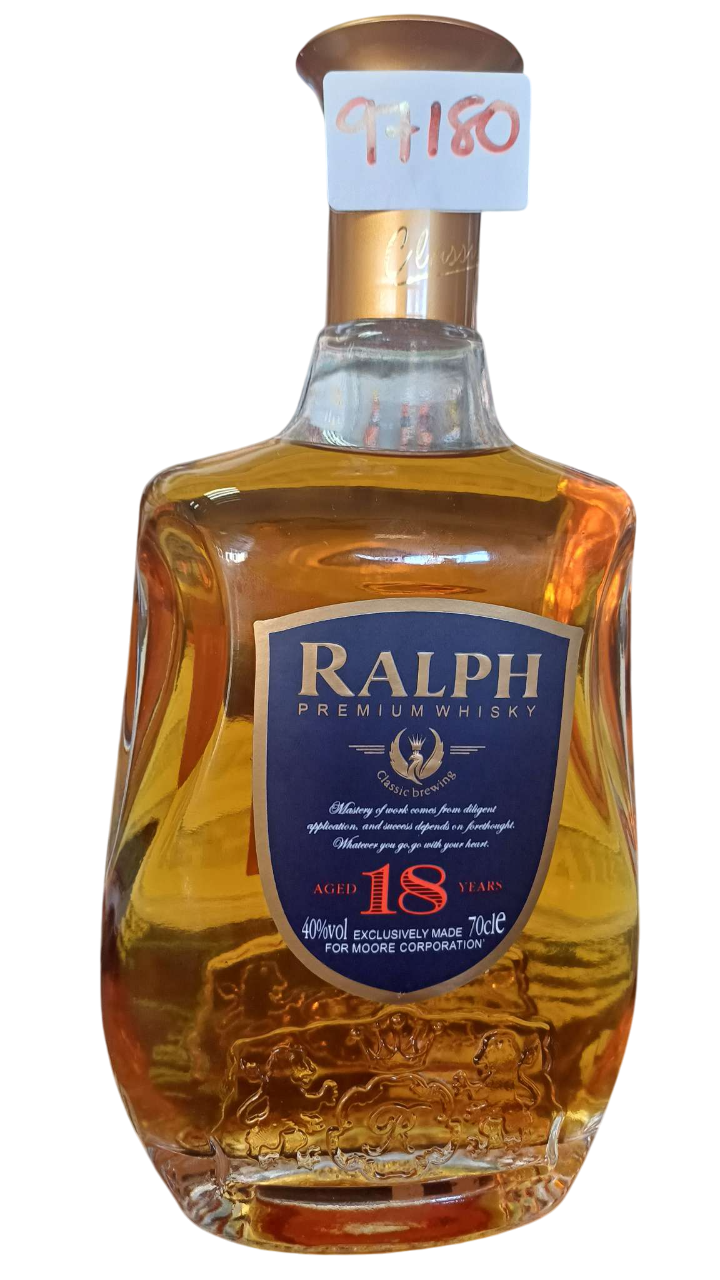 RALPH PREMIUM WHISKEY CLASSIC 40% 700MLS*12PCS