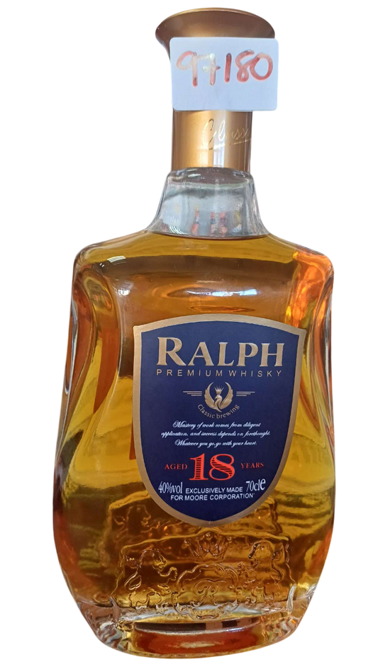 RALPH PREMIUM WHISKEY CLASSIC 40% 700MLS*12PCS