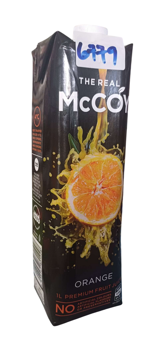 MCCOY ORANGE JUICE 1LTR*12PCS