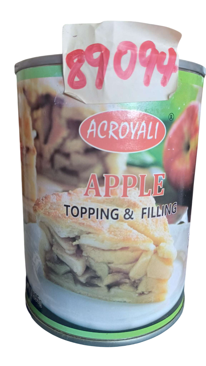 ACROYALI FRUIT APPLE TOPPING & FILLING 595G*12PCS