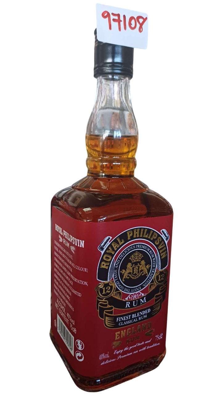 ROYAL PHILIPSVIN 12 RUM 40% VOL 750ML*12PCS