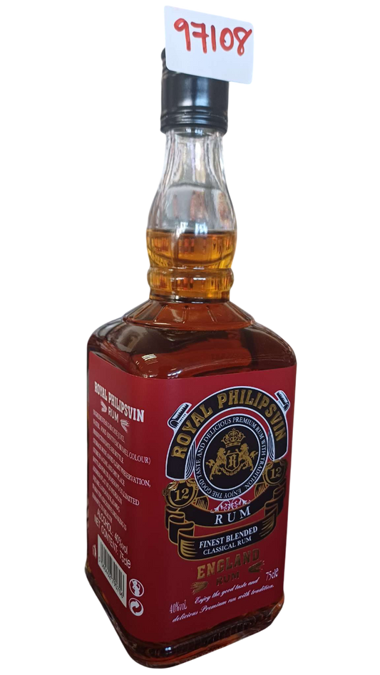 ROYAL PHILIPSVIN 12 RUM 40% VOL 750ML*12PCS